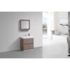 Kubebath FMB30 Bliss 29 3/8 Inch Free Standing Single Sink Bath Vanity