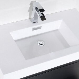 Kubebath FMB36 Bliss 35 1/4 Inch Free Standing Single Sink Bath Vanity