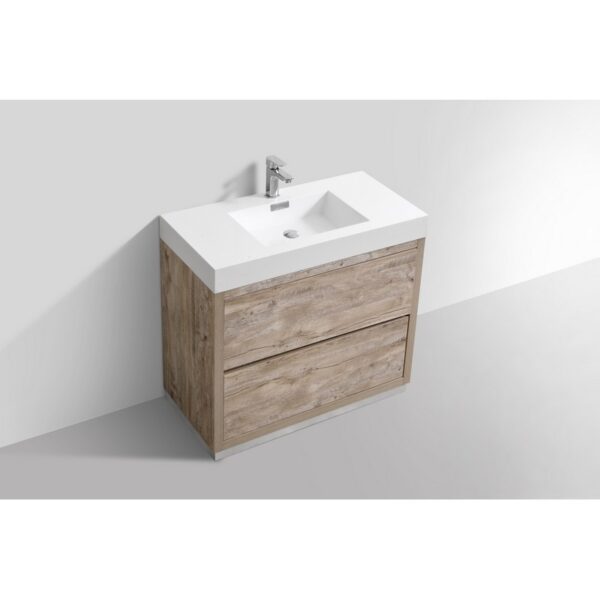 Kubebath FMB36 Bliss 35 1/4 Inch Free Standing Single Sink Bath Vanity