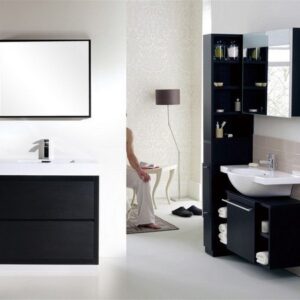 Kubebath FMB40 Bliss 39 3/8 Inch Free Standing Single Sink Bath Vanity