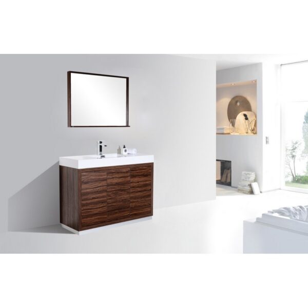 Kubebath FMB48 Bliss 47 1/4 Inch Free Standing Single Sink Bath Vanity