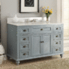 Chans Furniture GD-28328BU-QT Glennville 49 Inch Blue Bathroom Sink Vanity