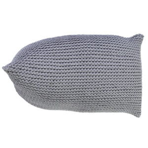 handmade knitted beanbag glacier gray 588236.jpg