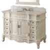 Chans Furniture HF-2815W-AW-48 Morton 48 Inch Antique White Bathroom Sink Vanity