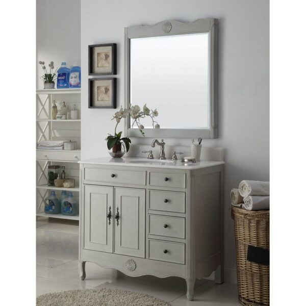 Chans Furniture HF-837 Daleville 38 Inch Bathroom Sink Vanity