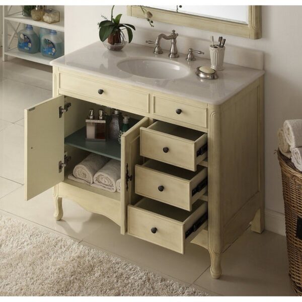 Chans Furniture HF-837 Daleville 38 Inch Bathroom Sink Vanity