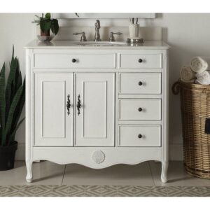 Chans Furniture HF-837 Daleville 38 Inch Bathroom Sink Vanity