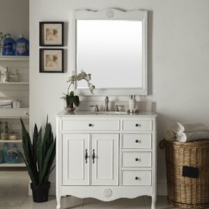 Chans Furniture HF-837 Daleville 38 Inch Bathroom Sink Vanity