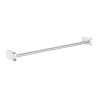 KIBI USA KBA1003 Artis 23 5/8 Inch Wall Mounted Towel Bar with Hook