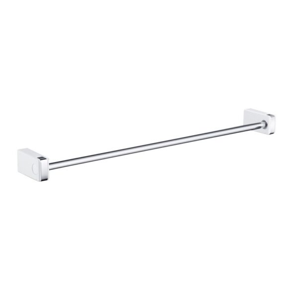 KIBI USA KBA1003 Artis 23 5/8 Inch Wall Mounted Towel Bar with Hook