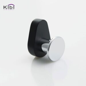 KIBI USA KBA1301 Volcano 1 1/4 Inch Wall Mounted Bathroom Robe Hook