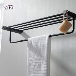 KIBI USA KBA1305 Volcano 24 7/8 Inch Wall Mounted Towel Rack