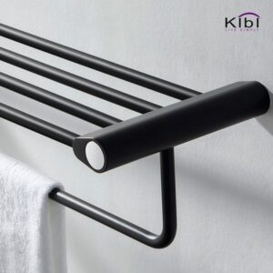 KIBI USA KBA1305 Volcano 24 7/8 Inch Wall Mounted Towel Rack