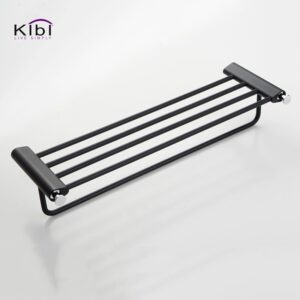 KIBI USA KBA1305 Volcano 24 7/8 Inch Wall Mounted Towel Rack