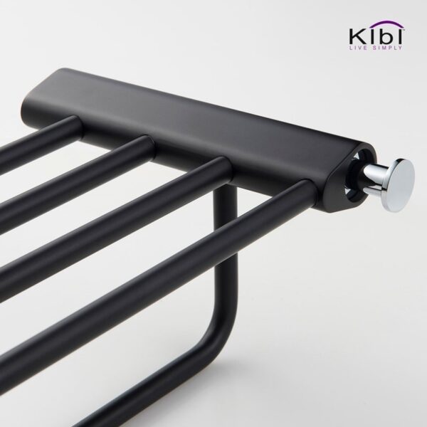 KIBI USA KBA1305 Volcano 24 7/8 Inch Wall Mounted Towel Rack