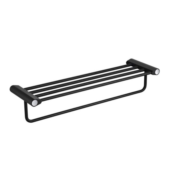 KIBI USA KBA1305 Volcano 24 7/8 Inch Wall Mounted Towel Rack