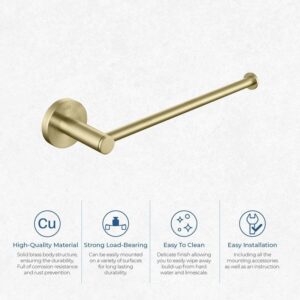 KIBI USA KBA1403 Circular 10 5/8 Inch Bathroom Towel Bar