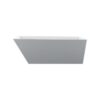 KubeBath KFST1667 Obliquo 67 Inch Free Standing Bathtub in White