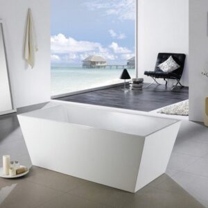 Kubebath KFST5063 Kube Squadra 63 Inch Free Standing Bathtub