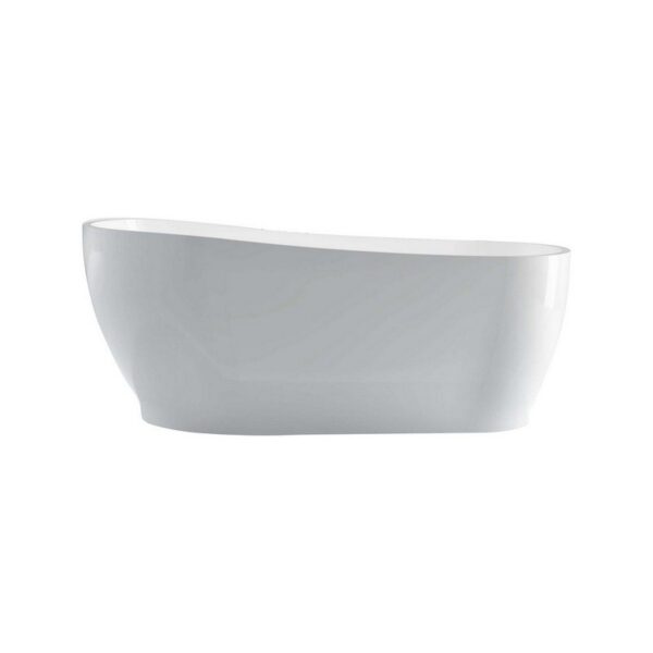 KubeBath KFST7567 Kono 67 Inch Free Standing Bathtub in White