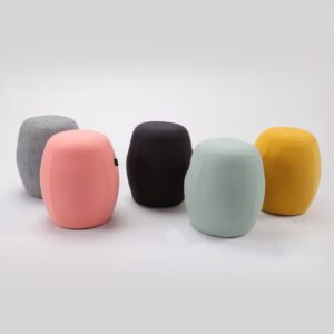 GFURN Kiley Handmade Pouf/Stool - Pink