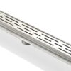 Kubebath KLD36LINEAR Kube 35-1/2 Inch Linear Drain with Linear Grate