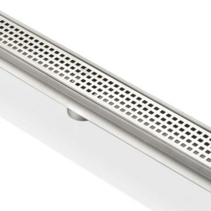 Kubebath KLD36PIXEL Kube 35-1/2 Inch Linear Drain with Pixel Grate