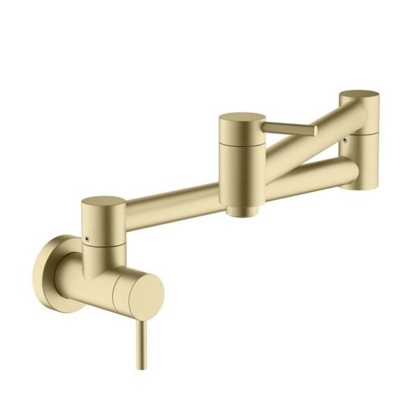 Kibi USA KPF601 Circular 8 Inch Brass Kitchen Pot Filler Faucet