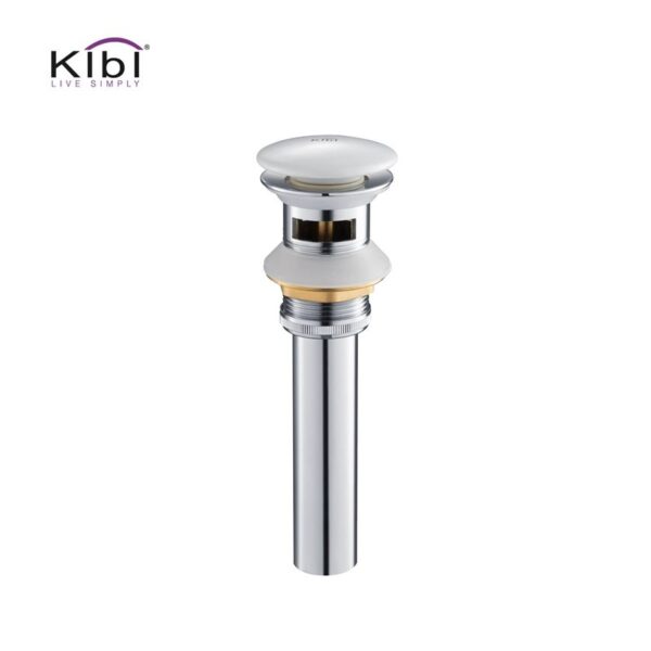 KIBI USA KPW100 2 5/8 Inch Pop Up Drain Stopper for Bathroom with Overflow