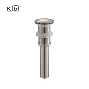 KIBI USA KPW101 2 1/2 Inch Pop Up Drain Stopper for Bathroom without Overflow