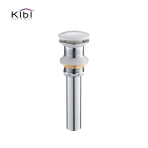 KIBI USA KPW101 2 1/2 Inch Pop Up Drain Stopper for Bathroom without Overflow