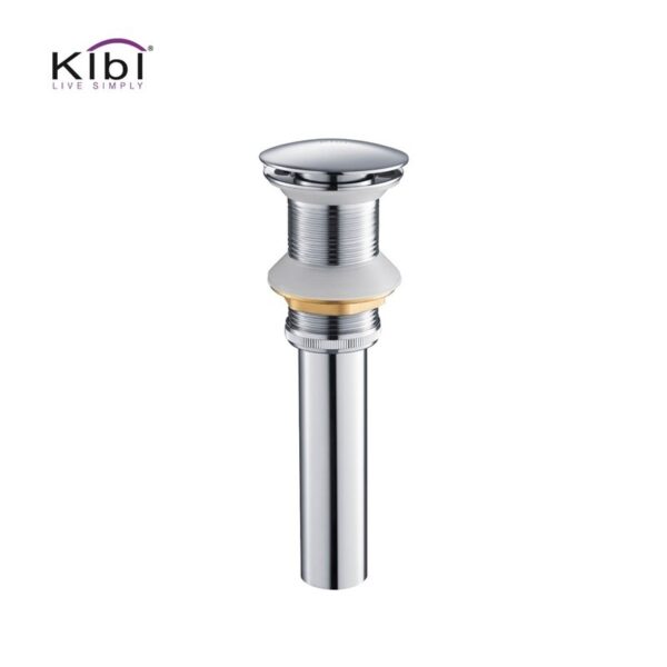 KIBI USA KPW101 2 1/2 Inch Pop Up Drain Stopper for Bathroom without Overflow