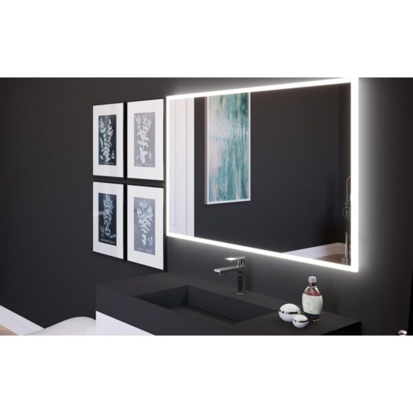 Castello USA LISA3048 Lisa 48 x 30 Inch LED Bathroom Mirror with Sensor Button