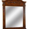 Chans Furniture MR2815TK Morton 32 Inch Brown Wall Mirror