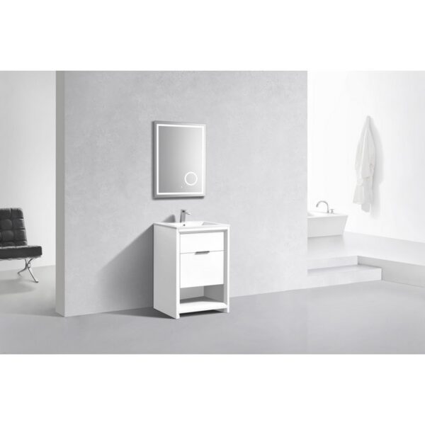 Kubebath NUDO24 Nudo 24 Inch Single Sink Modern Bathroom Vanity