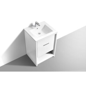 Kubebath NUDO24 Nudo 24 Inch Single Sink Modern Bathroom Vanity