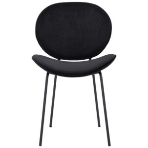 GFURN Ormer Dining Chair - Black Velvet