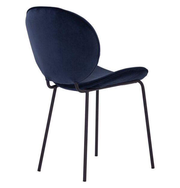 GFURN Ormer Dining Chair - Navy Velvet