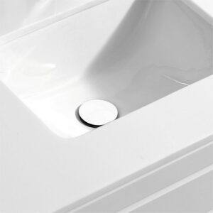 Kubebath P101 9 Inch Solid Brass Construction Pop-Up Drain with Overflow