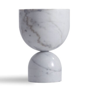 GFURN Penelope Side Table - White Marble