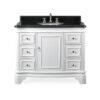 Chans Furniture Q1044W-GT 42 Inches Benton Collection Sesto Bathroom Vanity In White