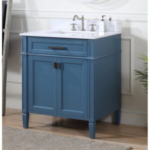 Chans Furniture QT-1808-V30 Durand 30 Inch Bathroom Sink Vanity