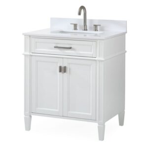 Chans Furniture QT-1808-V30 Durand 30 Inch Bathroom Sink Vanity