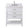 Chans Furniture QT-7206-W30 30 Inches Tennant Brand Single Sink Bathroom Vanity In White Finish