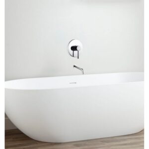 Kubebath KB RTF1V Aqua Rondo Shower Set with Tub Filler