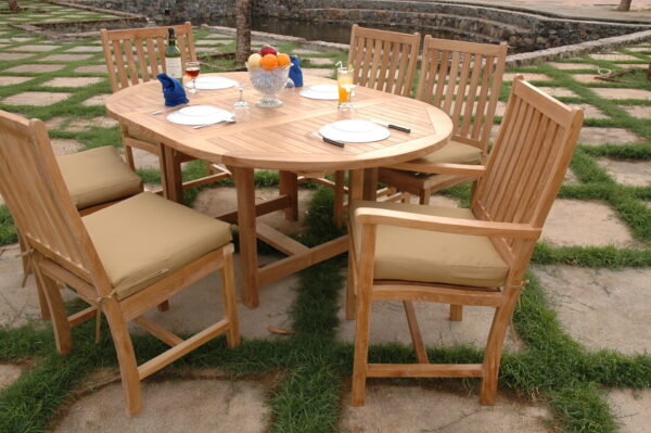 Anderson Bahama Wilshire 7-Pieces Extension Dining Set