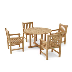 Anderson Tosca Classic Armchair 5-Pieces Dining Set