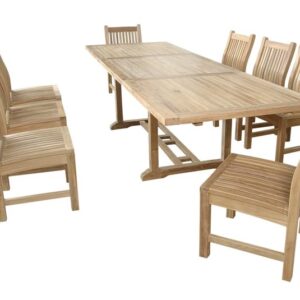 Anderson Bahama Sahara 9-Pieces 10' Rectangular Dining Set