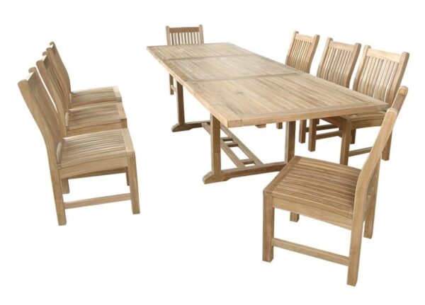 Anderson Bahama Sahara 9-Pieces 10' Rectangular Dining Set