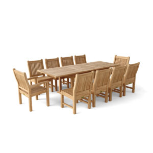 Anderson Bahama Sahara 11-Pieces 8' Rectangular Dining Set